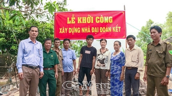 Khởi công Nhà Đại đoàn kết chào mừng Đại hội MTTQ tỉnh