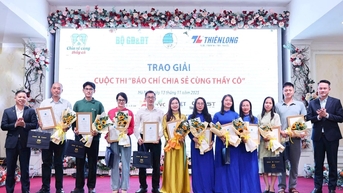Báo và phát thanh, truyền hình Nghệ An đoạt giải Nhất cuộc thi 'Báo chí Chia sẻ cùng thầy cô 2025'