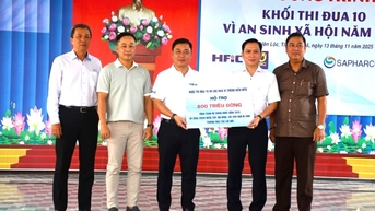Phó Chủ tịch UBND tỉnh Nguyễn Minh Luân dự Chương trình “Vì an sinh xã hội” năm 2025 do Khối thi đua 10 tổ chức tại Cà Mau