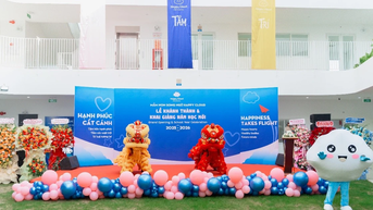 Khánh thành mầm non song ngữ Happy Cloud Quy Nhơn rộng gần 3000m2