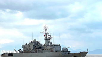 Tàu tuần dương Prairial của Hải quân Pháp thăm xã giao Đà Nẵng