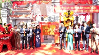 Xã Dương Hòa khánh thành công trình tu bổ, tôn tạo di tích Võ chỉ Quế Dương