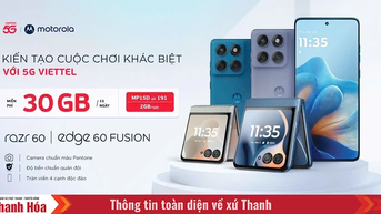 5G Viettel đồng hành cùng Motorola trong chiến dịch quay trở lại Việt Nam