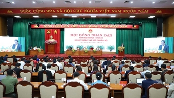 Kỳ họp thứ Bảy (Kỳ họp chuyên đề) Hội đồng nhân dân tỉnh khóa XIV, nhiệm kỳ 2021 - 2026: Thông qua 13 nghị quyết quan trọng