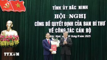 Điều động, chỉ định ông Phạm Hoàng Sơn làm Phó Bí thư Tỉnh ủy Bắc Ninh