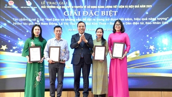Bộ Công Thương tổ chức Lễ trao Giải thưởng Báo chí tuyên truyền về sử dụng năng lượng tiết kiệm và hiệu quả năm 2025