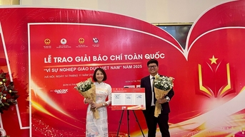 Báo Thanh Niên đoạt giải ba Báo chí toàn quốc Vì sự nghiệp giáo dục Việt Nam
