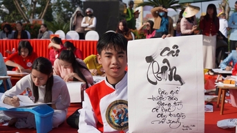 Độc đáo Hội thi thư pháp Truyện Kiều ở Tiên Điền – điểm nhấn văn hóa tại Hà Tĩnh