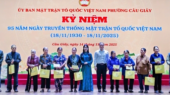 Phường Cầu Giấy kỷ niệm 95 năm Ngày truyền thống MTTQ Việt Nam