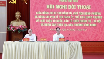 Phường Vĩnh Hưng: Đối thoại để gỡ khó, nâng cao hiệu quả