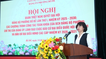 Phường Bồ Đề quyết tâm biến Nghị quyết Đại hội Đảng bộ lần thứ I thành hành động cụ thể