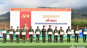 Bế mạc diễn tập Ban Chỉ huy Bộ đội Biên phòng, Bộ CHQS tỉnh Lai Châu