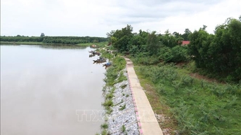 ខេត្ត Quang Tri អនុវត្ត​ការ​សាងសង់​ទំនប់​ទឹក​ចម្រុះ​ដើម្បី​ការពារ​ច្រាំង​ទន្លេ Thach Han