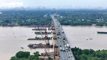 ទិដ្ឋភាពបែប Panoramic នៃការពង្រីកផ្លូវល្បឿនលឿននៃទីក្រុងហូជីមិញ - Long Thanh - Dau Giay