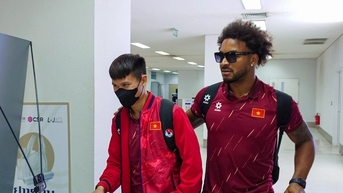 Tuyển Việt Nam đến Lào, sẵn sàng cho trận đấu vòng loại Asian Cup