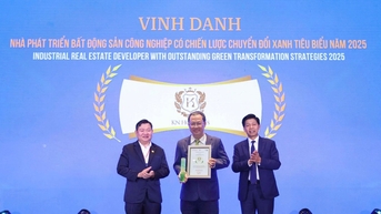 KN Holdings được vinh danh “Nhà phát triển bất động sản công nghiệp có chiến lược chuyển đổi xanh tiêu biểu 2025”