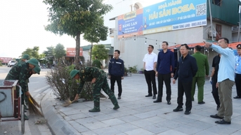 Đặc khu Vân Đồn ra quân tổng vệ sinh môi trường, đảm bảo trật tự đô thị trên địa bàn