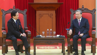 [រូបថត] អគ្គលេខាធិការ To Lam ទទួលអភិបាលខេត្ត Kanagawa (ប្រទេសជប៉ុន) Kuroiwa Yuji