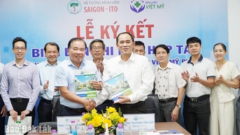Bệnh viện Việt Mỹ Phú Yên ký kết hợp tác với Bệnh viện Sài Gòn ITO