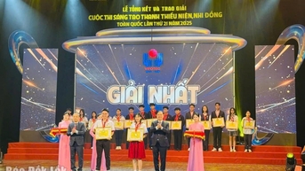 Dak Lak ទទួលបានជ័យលាភីលេខ១ ក្នុងកម្មវិធីប្រកួតប្រជែងច្នៃប្រឌិតថ្នាក់ជាតិឆ្នាំ២០២៥ សម្រាប់យុវជន និងកុមារ