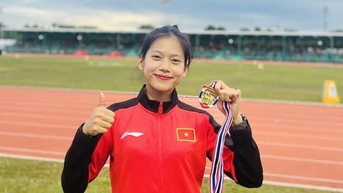 Hoàng Thị Ngọc Anh giành HCV đầu tiên cho điền kinh Việt Nam tại giải trẻ Đông Nam Á
