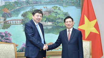 Phó Thủ tướng Hồ Đức Phớc tiếp Chủ tịch Tập đoàn Hoa Thiết của Trung Quốc