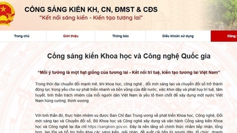 Cổng Sáng kiến: Hỗ trợ pháp lý, kết nối công nghệ và tiếp nhận sáng kiến 24/7