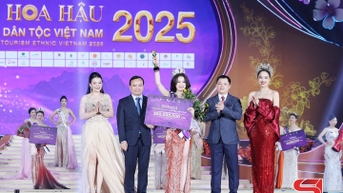 Người đẹp Trần Minh Phương đăng quang Hoa hậu Du lịch Dân tộc Việt Nam 2025