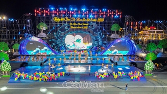 ត្រៀមខ្លួនជាស្រេចសម្រាប់ពិធីបើកពិធីបុណ្យក្តាម Ca Mau ឆ្នាំ 2025