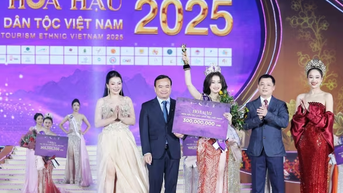 Trần Minh Phương đăng quang Hoa hậu Du lịch Dân tộc Việt Nam năm 2025