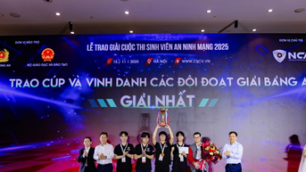 Học viện Công nghệ Bưu chính Viễn thông vô địch cuộc thi Sinh viên An ninh mạng