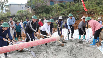 Sa Pa khởi công nâng cấp 2 tuyến đường ngõ xóm, tổ dân phố