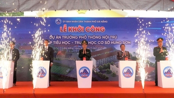 Khởi công dự án Trường Phổ thông nội trú liên cấp Tiểu học - THCS Hùng Sơn