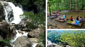 ទឹកជ្រោះ Majestic Ba នៅកណ្តាលព្រៃ Tanh Linh