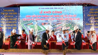 Hơn 1.500 tỉ đồng xây dựng hệ thống trường phổ thông nội trú vùng biên Gia Lai