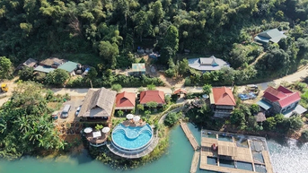 Mây nước Vịnh Hiền Lương - hồ Hòa Bình