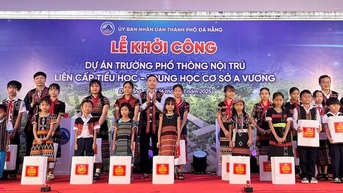 Đà Nẵng đồng loạt khởi công xây dựng trường nội trú liên cấp tại 5 xã biên giới