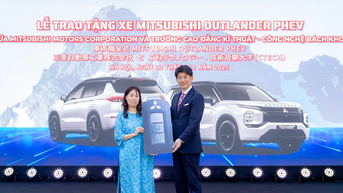 Mitsubishi Motors Corporation tài trợ 2 xe hybrid phục vụ đào tạo cho CTECH