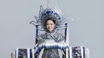 Hoa hậu Kiều Duy mang trang phục dân tộc “Cửu Long Ẩn Vân” đến Hoa hậu Quốc tế 2025