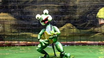 Hải Phòng mang 'Giấc mơ của Ếch Xanh' tham gia Liên hoan Sân khấu thử nghiệm