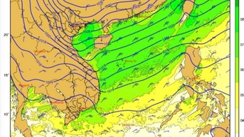 Dự báo vùng biển Vĩnh Long duy trì gió mạnh, sóng lớn và mưa dông nhiều ngày tới