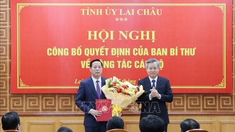Ông Hà Quang Trung giữ chức Phó Bí thư Tỉnh ủy Lai Châu