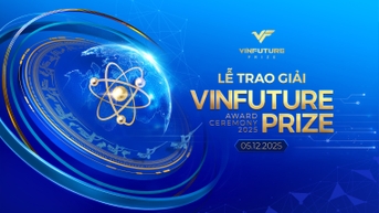 Ngày 5/12 sẽ diễn ra Lễ trao giải VinFuture 2025