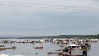 ការព្រមានអំពីទឹកជំនន់នៅទន្លេ La Nga