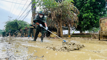 អង្គភាពយោធាឆ្លើយតបយ៉ាងសកម្មចំពោះទឹកជំនន់នៅតំបន់កណ្តាល
