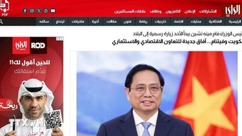 Truyền thông Kuwait: Chuyến thăm của Thủ tướng Việt Nam mở đường cho chương hợp tác mới