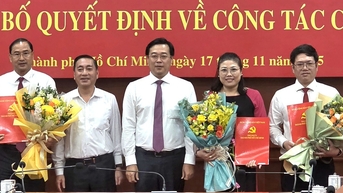 គណៈកម្មាធិការបក្សទីក្រុងហូជីមិញ តែងតាំង និងផ្ទេរប្រធានមន្ទីរ សាខាឃុំ និងសង្កាត់ចំនួន៩