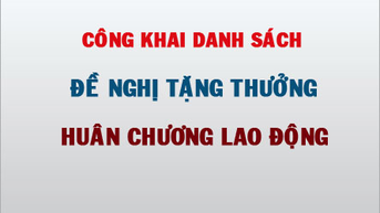 បញ្ជីសាធារណៈនៃបុគ្គលចំនួន 10 ដែលស្នើឡើងដោយប្រធានាធិបតី ដើម្បីទទួលបានមេដាយការងារនៃថ្នាក់ផ្សេងៗ