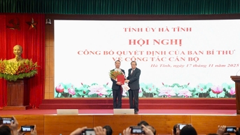 សមមិត្ត Phan Thien Dinh ត្រូវបានផ្ទេរទៅកាន់តំណែងជាលេខារងគណៈកម្មាធិការបក្សខេត្ត Ha Tinh។