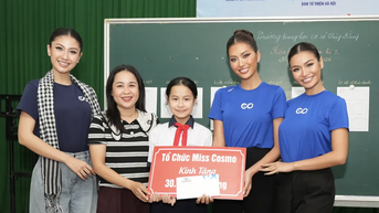 Top 2 Miss Cosmo 2024 hỗ trợ người dân Huế sau bão lũ